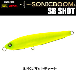 デュエル(DUEL) ソニックブーム SBショット 115S 115mm 08 MCL マットチャート