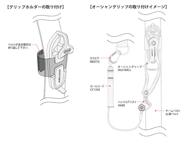 オーシャンマーク グリップホルダー(GRIP HOLDER) GH125Si-WS ホワイトスモーク☆機種限定タイムセール studio_ocean_mark_gh125Si_manual.jpg
