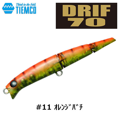 ティムコ(TIEMCO) ジェネシス ドリフ70 #11 オレンジバチ ○廃番 完売