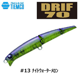 ティムコ　オーシャン　ドミネーター　船宿コラボ　カラー　12本セット ティムコ(TIEMCO) ジェネシス ドリフ70 #13 ナイトウォーターメロン