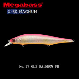 メガバス(MEGABASS) X-80 MAGNUM 17 GLX レインボーPB .